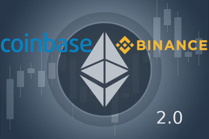 in the picture is coinbase binance-blockchain platform