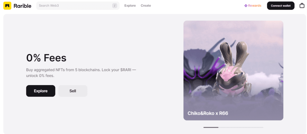 Rarible NFT marketplace