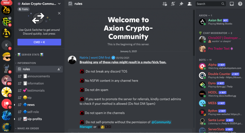 Axion Crypto Community
