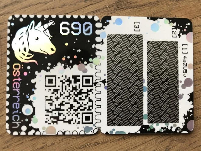 Crypto stamp