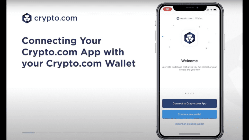 Crypto.com image promoting its DeFi wallet