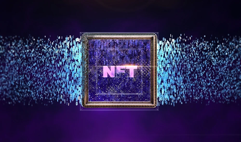 image showing a canvas with the text "NFT" in the middle