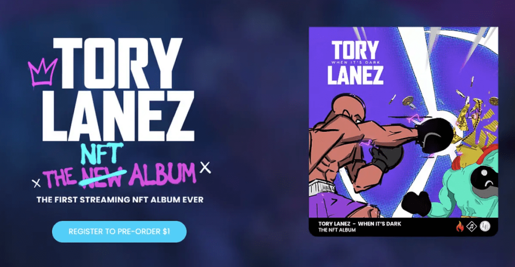nft music with tory lanez - the nft album and the new album