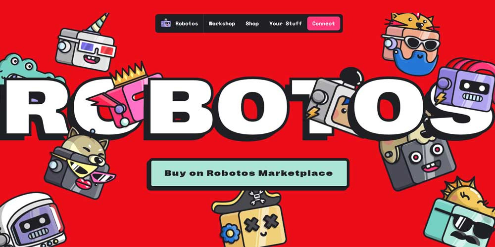 Robotos Official main page and multiple Robotos