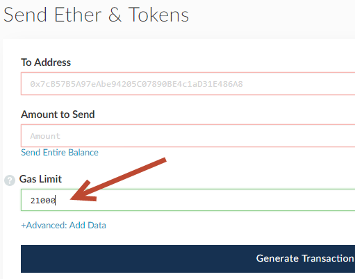 screenshot from the minting console of an NFT website showing the options regarding the gas fees and gas limit of an operation