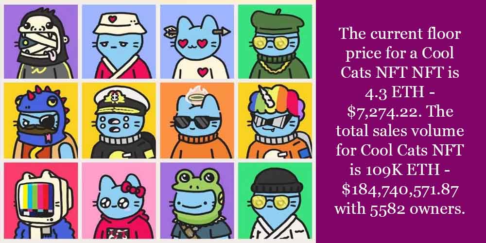 the current floor price for a cool cats NFT